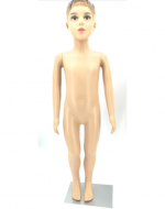 Maniquí Plástico Cuerpo Entero Niño Color Único x 1 Und. Medida: 110 cm aprox.