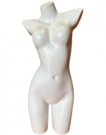 Maniquí Torso Plástico de Mujer sin Base x 1 Unds.