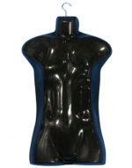 Maniquí Torso de Hombre de Plástico Negro x 10  Unds.