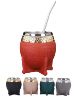 Mate con Bombilla x 4 Unds. Medida: 260 ml aprox.