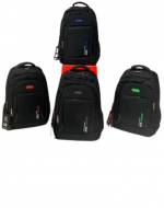 Mochila Color Negra  x 6 Unds. Medidas: 52x 36 x 16 cm aprox.