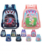 Mochila Escolar Infantil Modelos Surtidos x 12 Unds.Medida: 26 x 13 x 36 cm aprox.