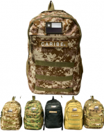 Mochila Militar Modelos Surtidos  x 12 Unds. Medida: 50 x 25 cm aprox.