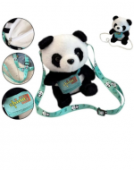 Mochila Peluche Panda Infantil x 6 Unds.Medida: 15 x 12 x 21 cm aprox.