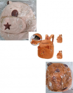 Mochila Peluche Capibara Infantil Modelos Surtidos x 6 Unds.Medida: 32 x 8 x 36 cm aprox.