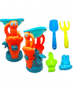 4 Set de Molino Playero con Accesorios.(1 Set Trae: 5  PCS)
