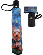 Paraguas de Cartera Automático Perrito Yorkshire x 4 Unds. Medida: 30 cm aprox.