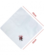 Pañuelo de Cueca Diseño Pareja de Baile x 48 Unds. Medida: 45 x 45 cm aprox.