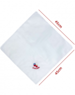 Pañuelo de Cueca Diseño Bandera - Viva Chile x 48 Unds. Medida: 45 x 45 cm aprox.