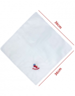 Pañuelo de Cueca Diseño Bandera - Viva Chile x 60 Unds. Medida: 36 x 36 cm aprox.
