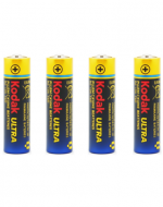 10 Set de Pilas Marca KODAK Ultra Premium Alkaline Tipo AAA (1 Set Trae 4 PCS)