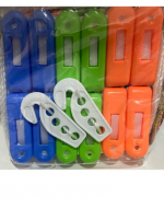 12 Set Ganchos de Plástico.(1 Set Trae :13 PCS)
