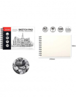 Block de Dibujo A4 80 Hojas 100G x 6 Unds. Medidas: 297 x 210 mm aprox
