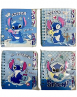 Libreta Chica Stitch Modelos Surtidos x 4 Unds.