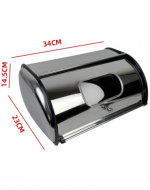 Panera de Metal con Ventana x 2 Unds. Medida: 34 x 23 x 14.5 cm aprox.