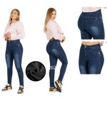 Pantalón Jeans con Polar  para Dama x 6 Unds. Tallas : 35 al 46