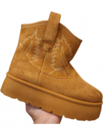 Pantu Bota de Mujer Color Único  x 6 Pares. Talla: 35 al 40