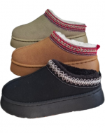 Pantuflas con Plataforma de Dama Colores Surtidos x 18 Pares.Talla: 36 al 41