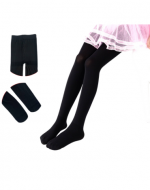 Panty Hose Escolar Color Negro x 12 Unds. Talla: 5 - 6