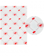 Papel Celofán Corazón Líneas x 50  Unds. Medidas: 70 x 1.00 cm aprox.