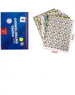 Block Papel Entretenido 9 Hojas x 12 Unds. Medidas : 24 x 32 cm aprox.