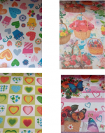 Papel de Regalo para Mujer Modelos Surtidos x 50 Unds.Medida:100 x 70 cm aprox.