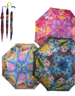 Paraguas 8 Varillas para Niño(a) con Silbato Modelos Surtidos  x 120 Unds.Medida:88 cm aprox.