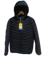 Parka para Hombre con Chiporro Color Negro x 4 Unds. Tallas: S a 3XL
