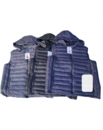 Parka sin Manga Colores Surtidos x 15 Unds. Tallas: S a XXXL