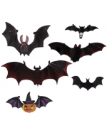 12 Set de Pegatinas Murciélago Halloween para Pared (1 Set Trae: 12 PCS)