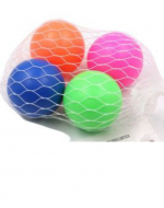 12 Set de Pelotas de Goma Colores Surtidos (1 Set Trae:4 PCS)