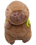 Peluche Capybara con Mochila de Tortuga x 4 Unds. Medida: 20 cm aprox.