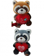 Peluche Corazón Te Amo x 4 Unds.Medida: 20 cm aprox.