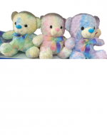 Peluches Osito Colores Surtidos x 3 Unds. Medida: 35 cm aprox.