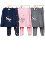Pijama de Mujer Plush Colores Surtidos x 12 Unds. Talla: M - L - XL - XXL