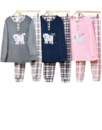 Pijama de Mujer Plush x 12 Unds.Talla :  M - L - XL - XXL