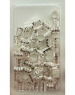 12 Set de Pinche para Trenzas Color Único (1 Set Trae: 30 PCS )