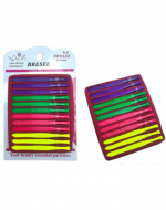 Pinza Color Flúor Colores Surtidos x 48 Unds.