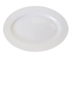 Plato Plano con Melamina Blanco x 6 Unds.Medida: 12 x 12 cm aprox.