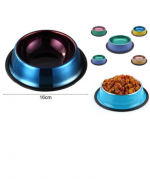 Plato para Mascota de Metal x 6 Unds. Medidas: 16 cm aprox