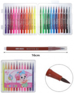 4 Estuche de Plumones Colores Surtidos.(1 Caja Trae: 24 PCS )