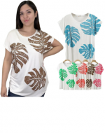 Polera Dama Colores Surtidos x 12 Unds.Talla: S / M -  L / XL