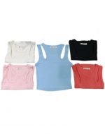 Polera de Dama Colores Surtidos x 12 Unds.Talla: S / M  - L /XL