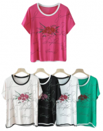 Polera de Dama Colores Surtidos x 12 Unds.Talla: S / M - L / XL