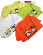 Polera de Niña Colores Surtidos. x 15 Unds. Talla: 2 a 8 años.