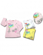 Polera Niña Manga Larga x 15 Unds. Tallas:  2- 4 - 6 - 8 - 10 - 12