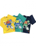 Polera Niño Manga Larga x 15 Unds. Talla: 4 a la 12