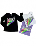 Polera Niña Manga Larga x 15 Unds. Tallas:  6 - 8 - 10 - 12 - 14