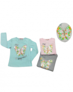 Polera Niña Manga Larga x 15 Unds. Tallas:  2- 4 - 6 - 8 - 10 - 12