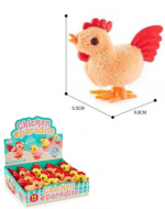 Pollito de Juguete con Cuerda x 12 Unds. Medida: 5.5 x 9.8 cm aprox.